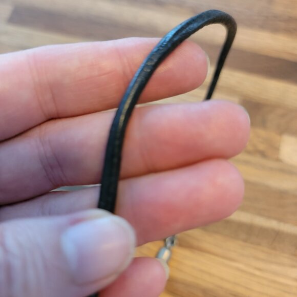 Chico's Leather Choker Necklace - Picture 3 of 8